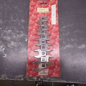 M701 Wright Tool 076799007018 - Crowfoot Wrench 10 Pcs Set- Metric Full Polish 10mm 19mm