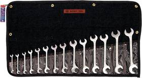 Wright Tool 076799007339 733 - Open End Wrench 14 Pcs Set- Double Angle 15 And 60 3/8inch 1-1/4inch