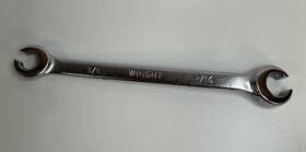 Wright Tool 076799016140 1614 Flare Nut Wrench Chrome 6-point Sae 3/8 Inch X 7/16 Full Polish
