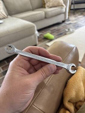 Wright Tool 076799116147 11614 - Flare Nut Wrench 6 Point Satin 3/8 Inchx 7/16inch