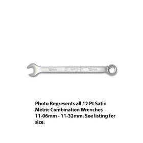 Wright Tool 076799725554 11-32mm 32mm 12 Point Metric Combination Wrench Wrightgrip 2.0