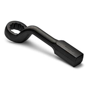 Wright Tool 076799726148 19-50mm 45 Offset Handle Striking Face Box Wrench 12-pt Metric 50 Mm Black