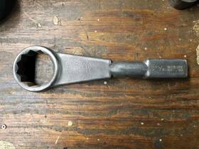 1874 Wright Tool 2-5/16 Straight Hammer Wrench Usa Striking Knocker Inch