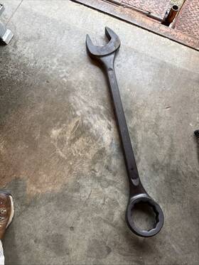 Wright Tool 3-7/8 11x24 - Combination Wrench 2.0 12 Point Black Industrial Inch
