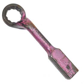 Wright Tool 779975303705 Tools 1970 2-3/16 Inch 12-point Offset Handle Striking Face Box Wrench