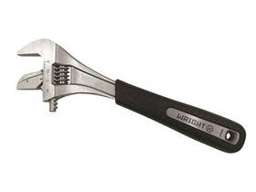 9ag10r Wright Tool Adjustable Wrench Reversable Jaw Cushion Grip Chrome 10inch
