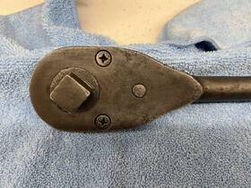 Nm-320 Wright Tool Vintage Tools 3/4 Inch Heavy Duty 21 Ratchet Refurbished