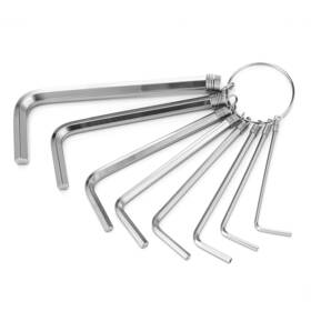 Fz9gxlfw Xinjoduz 616972 1 8 Pcs L Allen Hex Key Wrench Set With Keychain Shape Hexagon Head Wre