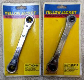 60618 Yellow Jacket 60615 Hvac Large Service Valve Wrench 1/4 X 3/16 And 3/8 1/2