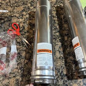 2svepwcf0401 Z-flex 4 Inch Al29-4c Ss Gas Vent Pipe Gasketed Single Wall