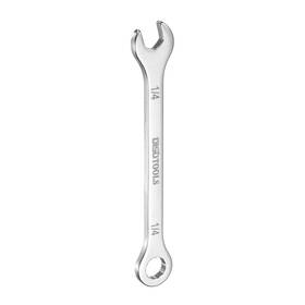 Zaplyte 683867908278 Thin Combination Wrench 1/4 Inch With 12-point Ended And 15 Angled Open End