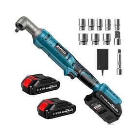 X1597 Zuyiyi 133ft-lbs Cordless Ratchet Wrench 3/8 Inch Set 21v Electric 2250