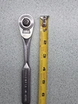 Vintage Craftsman 3/8" Forged Usa -vv- 43785 Qr Ratchet.. Fixed Price $25.00.