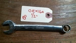 Lot Snap Tools Oex 160 Short Chrome Combination Wrench 1/2 12PT Sae. Fixed Price $13.00.