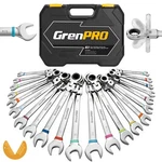 Grenpro 23PCS Flexhead Ratcheting Set, Combination Wrenches Se.... Fixed Price $117.56.