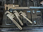 Four Vintage Pipe Monkey Wrenchs Trimont Mfg Co Pat 12-19-1911 10 8. Fixed Price $29.99.
