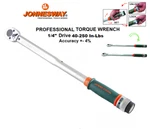 Jonnesway T07020F 1/4" Micrometer Torque Wrench 40-250 In/lbs. Fixed Price $45.97.