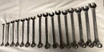Vintage Wright Metric (mm) 16 Piece 12 Point Wrench Set. Fixed Price $125.00.
