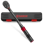 Suercup 3/8-INCH Drive Click Torque Wrench 3/8" 5-45 FT.LB/6.8-61N.M, Black. Fixed Price $49.60.