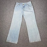 Wrangler Retro Boys 14 Husky Relaxed Bootcut Jeans Light Wash Blue BRT200W. Fixed Price $13.46.