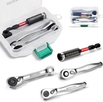 Geinxurn Mini Wrench& Bit Holder Set Pcs, 1/4" Drive Ratchet.... Fixed Price $23.34.