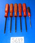 Mac Tools 6 Piece Red Handle Torx Screwdriver Set T10 T30 Free Shipping Us. Fixed Price $100.00.