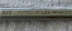 Craftsman Va 44387 5/8IN. 6PT Combination Wrench Usa Made. Fixed Price $7.64.