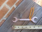 1960S Vtg Proto *** 13/16" & 7/8" Hydraulic Service Open End Wrench AN8505-9 Usa. Fixed Price $28.85.