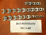 U-pick Snap On Tools Crowfoot Wrench 3/8 Metric Sae Hydraulic Line Usa Open. Fixed Price $24.00.