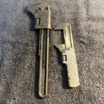 Antique Billings & Spencer Co No 97 Bicycle Wrench 9" Adjustable Monkey. Fixed Price $34.95.