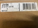 Proto J74106 19 Pc 1/2" Drive Black Oxide Standard Impact Socket Set - Point. Fixed Price $179.49.