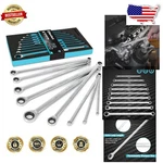 Pro 9PC Metric Ratcheting Wrench Set Extra Long Cr-v Eva Organizer. Fixed Price $116.99.