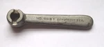 Vintage Armstrong No. 8081 3/8" Square Tool Post W/ 7/32" Slot Spanner Wrench. Fixed Price $12.95.