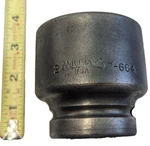 Williams 7-664 2" Usa 1" Drive Impact Socket. Fixed Price $35.00.