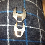Williams Pc Crow Foot Socket Wrenches 5/8 & 9/16. No. BC-1703 1702. Usa!. Fixed Price $22.00.