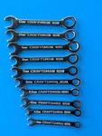 Craftsman Tools Midget Metric Ignition Wrench Set , 10PC 42339 Usa. Fixed Price $25.00.