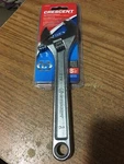 Apex Tools 8" Chrome Wide Jaw Adjustable Wrench. Fixed Price $20.00.