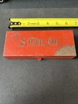 Snap On Tools Usa Red Metal Storage Case Socket Ratchet Box, 6 2 Nice. Fixed Price $74.99.