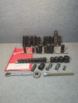 39 Pc Lot Snap On Vintage Impact Sockets Heavy Duty 6 Point Ratchet Up To "1. Fixed Price $295.00.