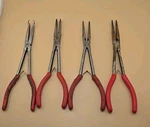 Mac Tools Lot Of 4 Long Reach Grip Needle Nose Pliers. Fixed Price $79.99.