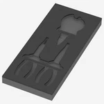 Wera 137381 Foam Insert 9881 Knipex Pliers Set 2, Empty, 172 30 392 Mm. Fixed Price $37.13.