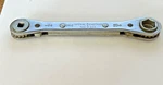 Vtg. Imperial Eastman Wrench 124-C, Sizes, 9/16, 1/2, 1/4, & 3/16". Fixed Price $9.99.