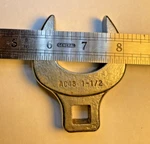 Bonney Usa Crowfoot Open End Wrench AC48 Drive, 1-1/2" Vintage. Fixed Price $34.97.