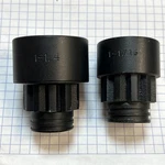 Lot Of Two Reed Mfg Thru Bolt Hex Sockets, L20 02271 1-1/4 + L17 02269 1-1/16. Fixed Price $179.00.