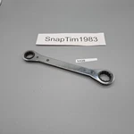 Snap-on Tools 3/4" 7/8" Sae 0" Offset Flat Ratcheting Box Wrench R2428C Usa. Fixed Price $29.99.