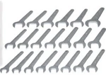 21PC Grip Metric Service Wrench Set 20MM - 50MM Jumbo Tools 90182. Fixed Price $129.99.