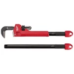 Milwaukee 48-22-7314 Cheater Adaptable Pipe Wrench, Two Interchangeable Handles. Fixed Price $124.97.