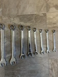 Stanley 8-PIECE Metric Combination Wrench Set 7MM-19MM Polished Chrome Tools. Fixed Price $10.99.