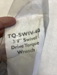 TQ-SWIV-40 Lemco 3/8" Swivel Drive Torque Wrench. Fixed Price $13.49.