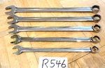 Snap-on Tools 5 Piece Sae. Extra Long Combination Wrench Set 1/2 3/4. Fixed Price $220.00.